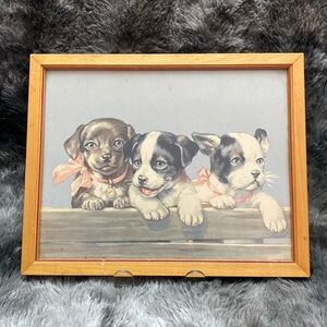 Vintage Puppy Dog Trio.